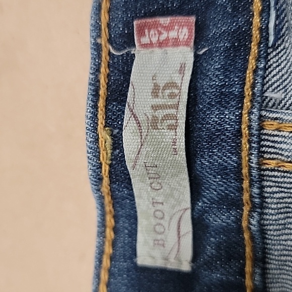 Levi's Size 14L. Boot Cut 515 Blue Jeans, Mid-Rise, Medium Wash, EUC - Picture 3 of 13
